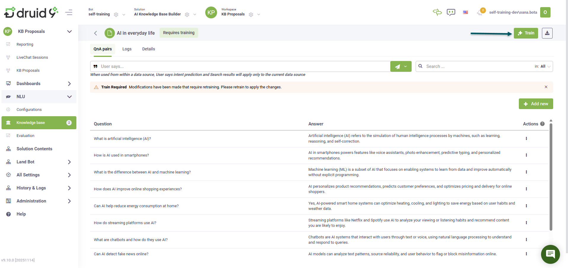 AI Knowledge Base Builder
