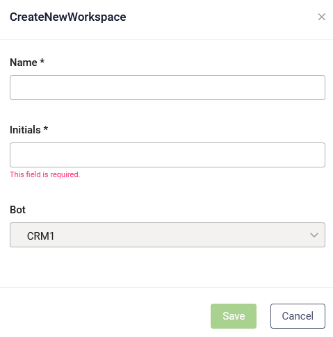 Create Workspaces