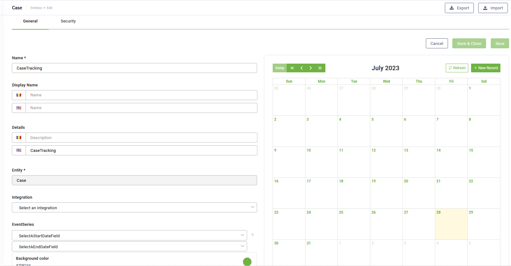 Calendar Views