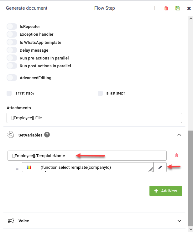 Generate Documents Using Dynamic Templates