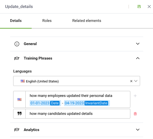 Using NER in Dialogs