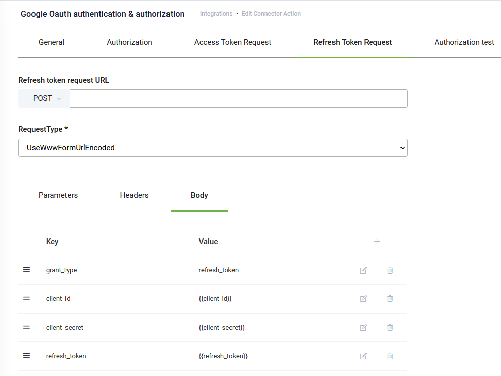 Configuring OAuth v2 Authorization