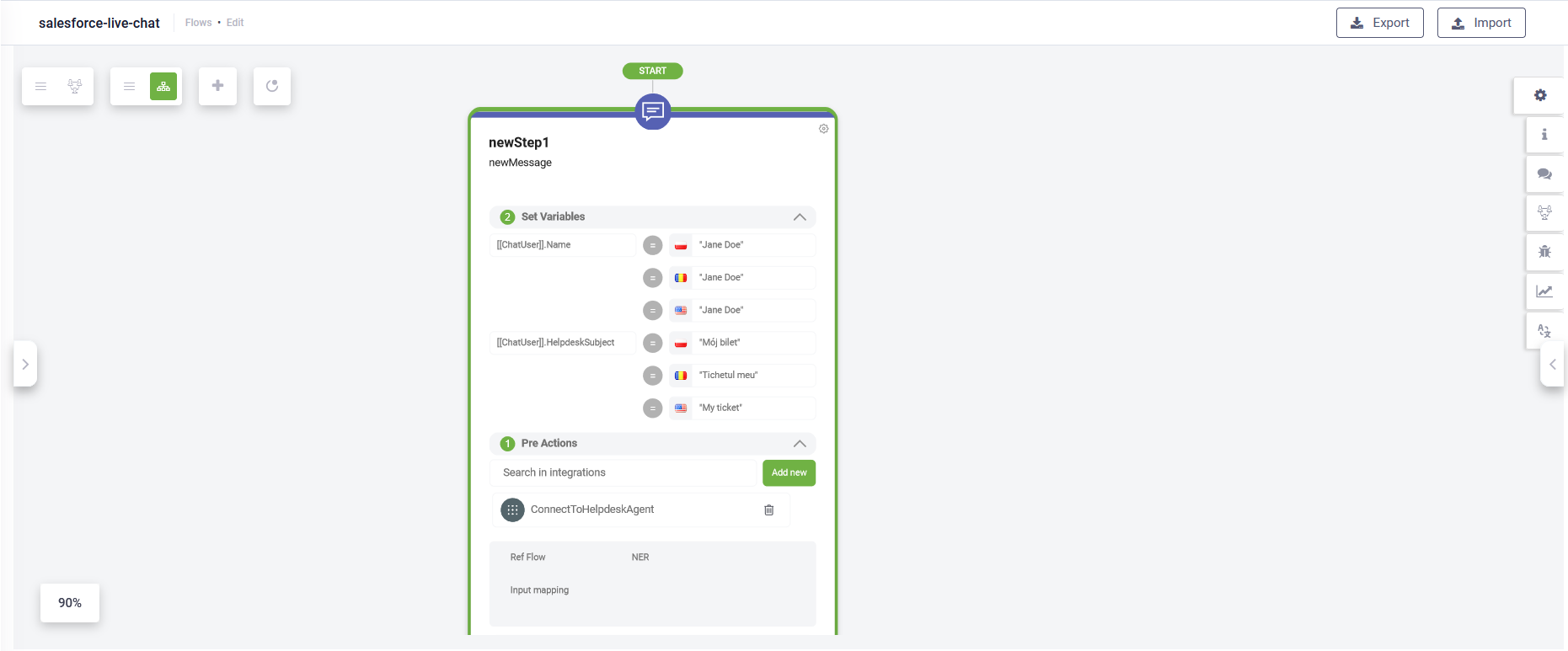 Salesforce Live Chat