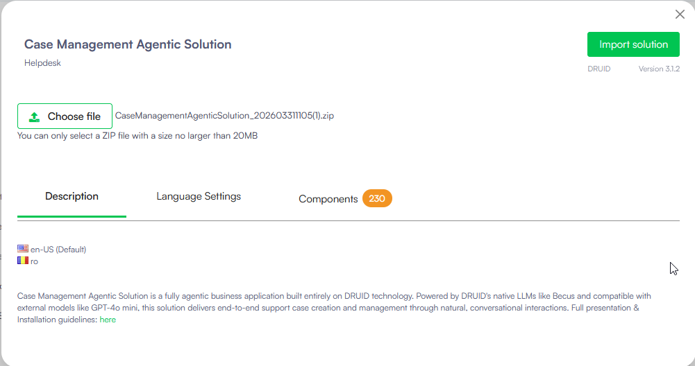Import Solutions