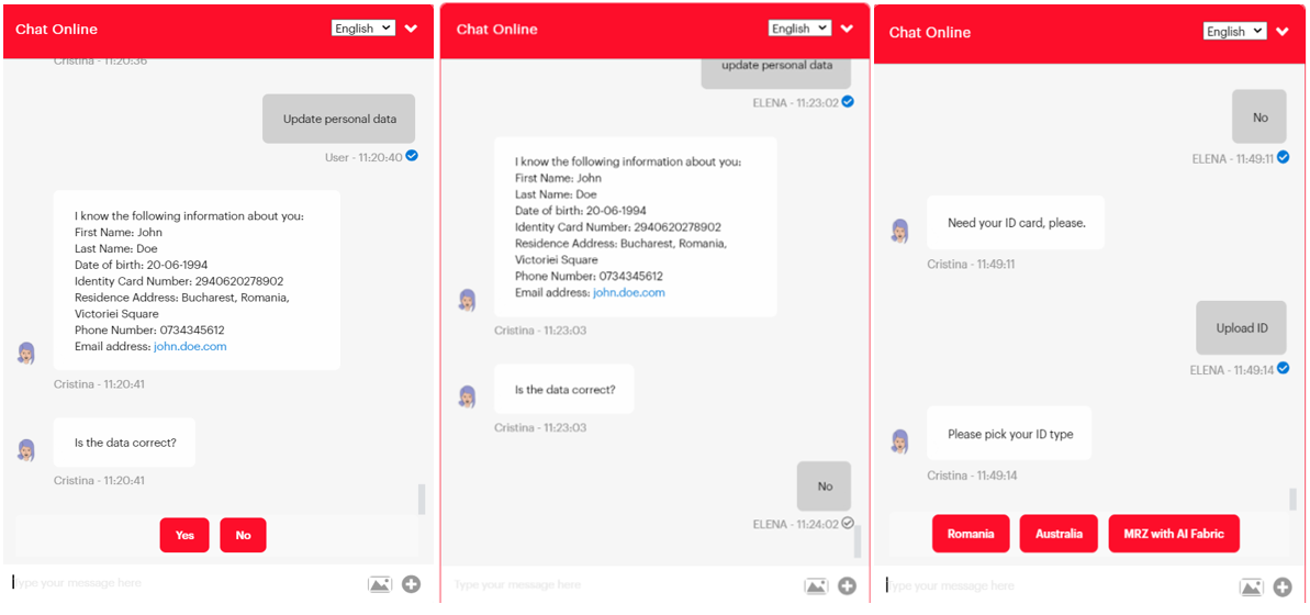 Employee Update Personal Data